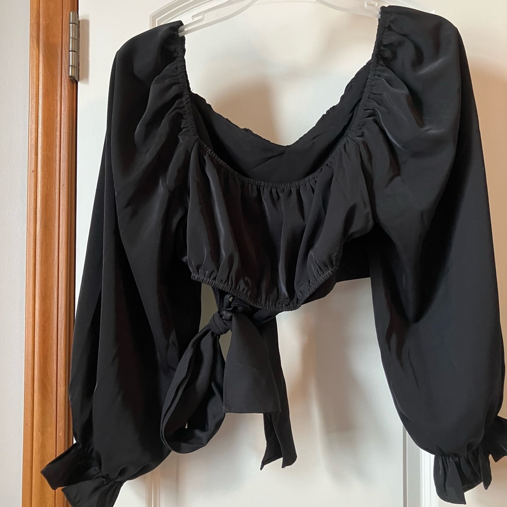 Black Crop Top